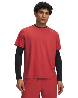 Haut à manches courtes Under Armour Velociti Pro pour homme Heritage Rouge / réfléchissant S