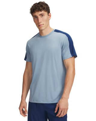 Haut à manches courtes Under Armour Velociti Reflect pour homme Bleu Wind / Noirout Bleu Marine / réfléchissant XS