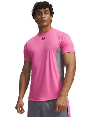 Under Armour  Challenger Pro Men's Short Sleeve Pink Frenzy / Titan Gray / Ultimate Black XXL
