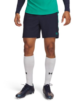 Short Under Armour Challenger Pro pour homme Midnight Bleu Marine / Geode Vert / Geode Vert M