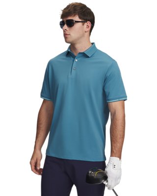 Under Armour Men's Blue Armourdry Pique Polo Boundless / Haze / Haze Xxl