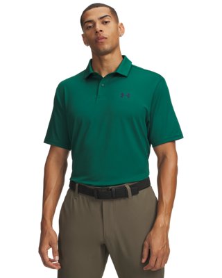 Under Armour Men's Green Matchplay Polo Campus Ivy / Academy M