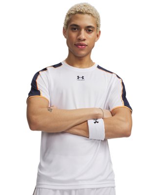 Under Armour Men's White Challenger Train Short Sleeve / Midnight Navy Xxl