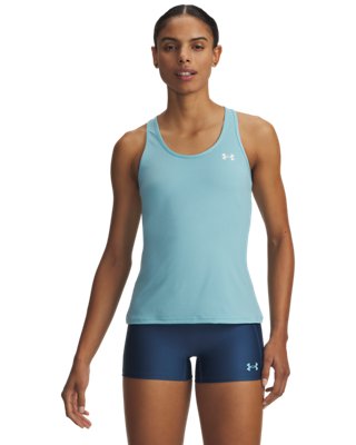 Under Armour Women's Blue Tech™ Mesh Racer Tank Haze / White S