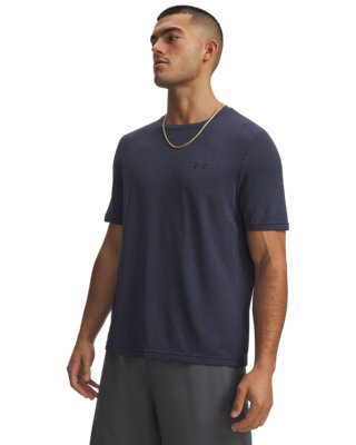 Haut à manches courtes Under Armour Vanish Seamless pour homme Downpour Gris / Ultimate Noir M