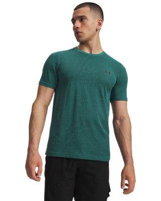 Haut à manches courtes Under Armour Vanish Seamless pour homme Geode Vert / Ultimate Noir M