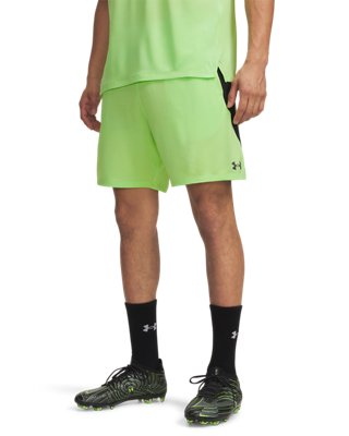 Under Armour Short 18 cm Tech Vent VHS Jacqrd pour homme Lumos Lime, Taille XS