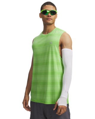 Under Armour Men's Green Velociti Tank Lumos Lime / Reflective M