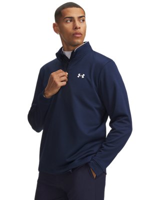 Under Armour Men's Blue Matchplay ¼ Zip Academy / White 3XL