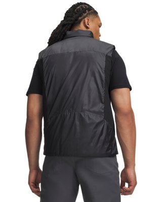 Мужской жилет Under Armour UA Venture Hybrid Vest, цвет: Чёрный / Белый — фото 2