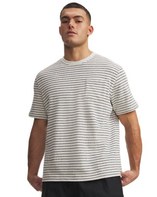 UA Icon Sportswear Terry Stripe Men’s Short Sleeve from Under Armour - $50