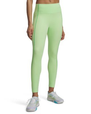 Under Armour Legging longueur chevilles Meridian pour femme Lumos Lime, Taille L