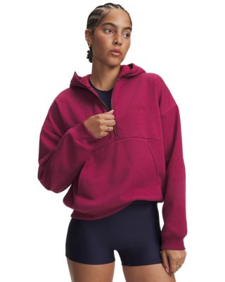UA Icon Fleece Women's ½ Zip Hoodie | Under Armour Canada