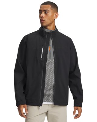 Veste de pluie Under Armour Drive Pro pour homme Noir / Blanc S
