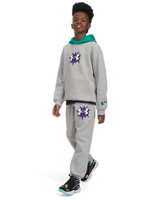 UA Rival Fleece Graphics Boys' Joggers | Under Armour