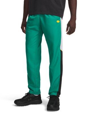 Under Armour Rival Woven Colorblock Hose für Herren Geode Grün / Weiß / Zeppelin Gelb XXL