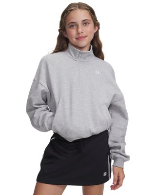 UA Rival Fleece Girls' ½ Zip