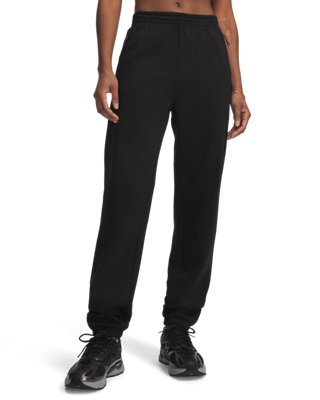 Under Armour Women's Black Unstoppable Fleece Gym Pants Ultimate / Ultimate Xs
