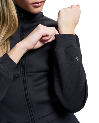 UA Unstoppable Fleece Rib Textured Women's Full Zip | Under Armour