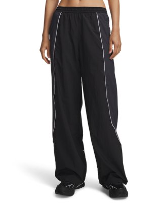 Under Armour Women's Black Unstoppable Woven Wind Pants Ultimate / Anthracite / Anthracite S