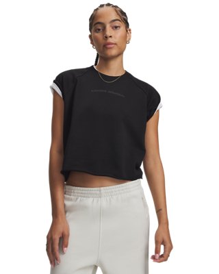 UA Icon Wordmark Cut Off Women's Short Sleeve