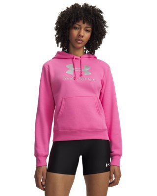 UNDER ARMOUR - TWICE UA Rival Fleece Shimmer Women's Hoodie | Under Armour Canada