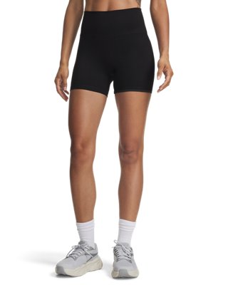 Under Armour Women's Black Meridian Middy Shorts Ultimate / Ultimate Xs