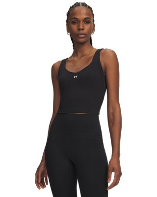 Under Armour Women's Black Motion Tank Ultimate / White L