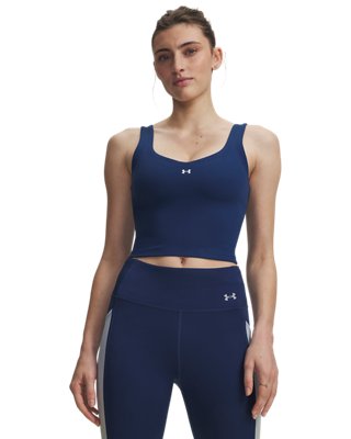 Under Armour Women's Blue Motion Tank Blackout Navy / White M