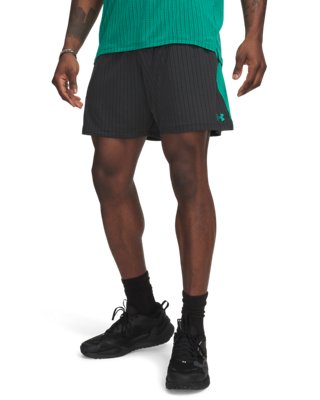 Short 18 cm Under Armour Tech™ Vent JacqUnder Armourrd pour homme Ultimate Noir / Geode Vert / Geode Vert XXL