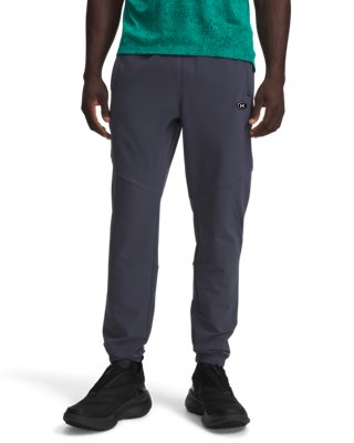 Pantalon Under Armour Utility Woven Winterized pour homme Downpour Gris / Downpour Gris / Blanc XS