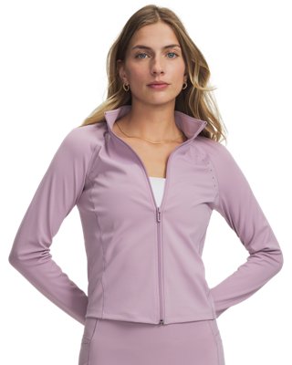 Under Armour  Vanish Elite Women's Full Zip Mauve Pink / Metallic Silver L