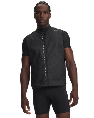 Under Armour Velociti Cold Weather Storm Bodywarmer für Herren Ultimate Schwarz / Reflektierend XXL