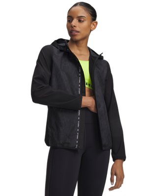 Under Armour Velociti Cold Weather Storm Jacke für Damen Ultimate Schwarz / Reflektierend XS