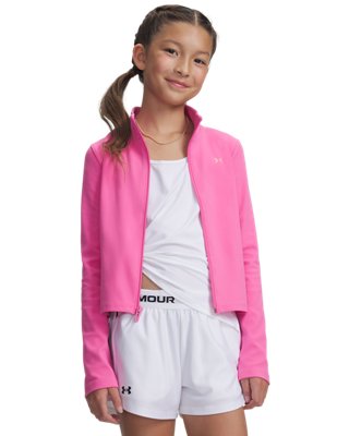 UA Motion Girls' Full Zip