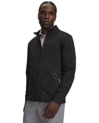 Haut entièrement zippé Under Armour Drive Pro Hybrid pour homme Noir / Blanc M