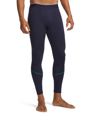 Legging ColdGear® Elite pour homme Midnight Bleu Marine / Geode Vert / réfléchissant S