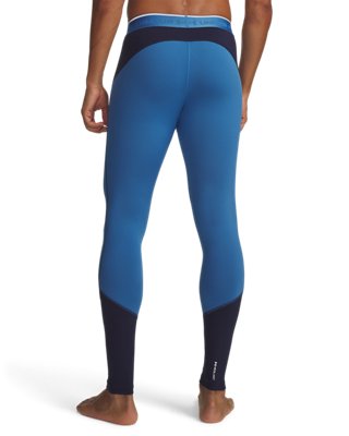 Мужские леггинсы Under Armour ColdGear® Neolast™, цвет: Синий / Тёмно-синий — фото 2