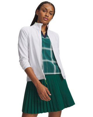 Under Armour  Drive Lightweight Women's Full Zip White / Green Citrine / White XL