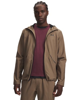 Veste Under Armour Unstoppable Woven pour homme Desert Taupe / Noir M