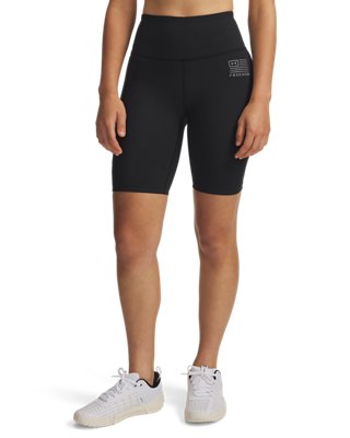 Женские шорты Under Armour UA Freedom Motion Bike, цвет: Чёрный / Тёмно-серый — фото 1