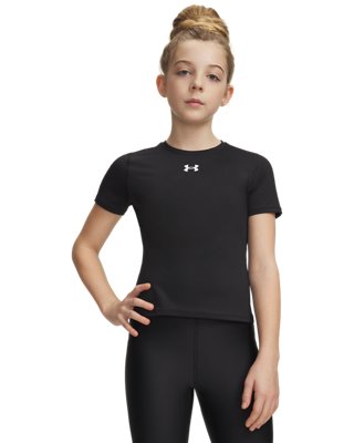HeatGear® Girls’ Short Sleeve