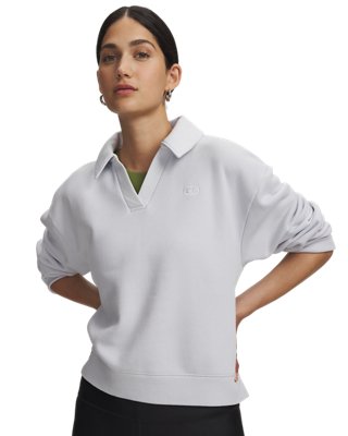 UA Rival Fleece Women's Long Sleeve Polo