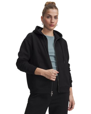 Under Armour  Icon Heavyweight Terry Women's Full Zip Ultimate Black / Ultimate Black XXL