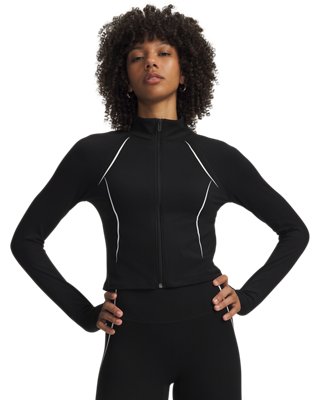 Under Armour  Meridian Contour Women's Full Zip Ultimate Black / White / Ultimate Black L