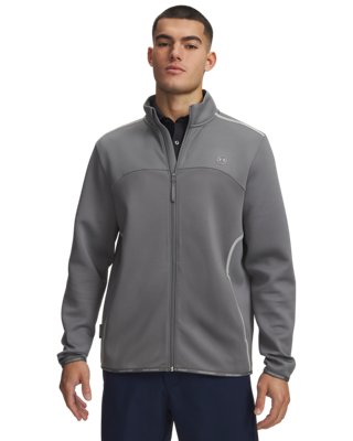 Haut intermédiaire entièrement zippé Under Armour Drive pour homme Clay Vert / Titanium M