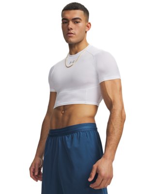 HeatGear® Elite Men's Compression Crop Short Sleeve | Under Armour