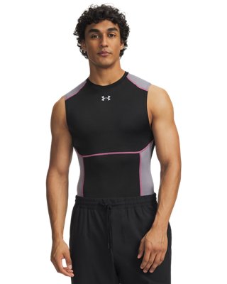 Débardeur de compression HeatGear® Elite pour homme Ultimate Noir / Titan Gris / réfléchissant 3XL