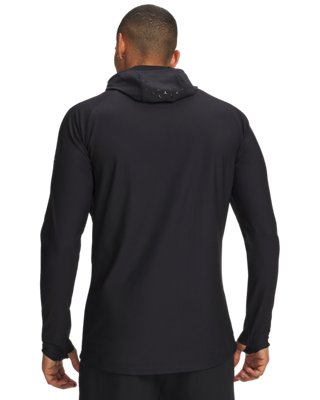 Мужское худи Under Armour UA Challenger Elite Balaclava, цвет: Чёрный / Серебристый — фото 2