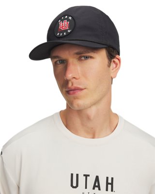 Кепка Under Armour UA Nylon Collegiate Unisex Snapback Hat, цвет: Чёрный / Белый — фото 2